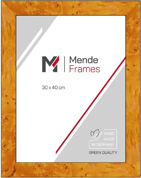 Cornice per foto MendeFrames H14E, motivo radici chiaro, 60x80 cm, vetro antiriflesso