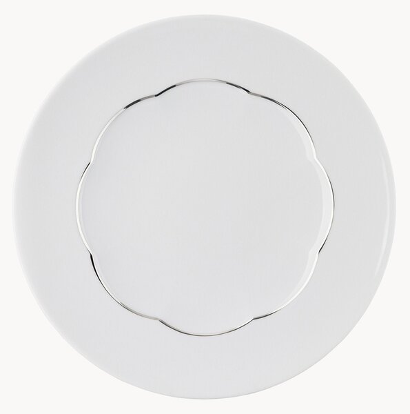 Set di 6 piatti da colazione in porcellana Sonetto