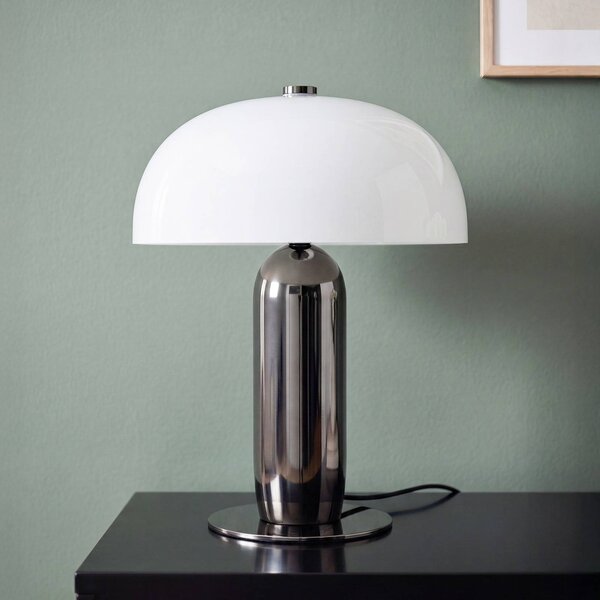 OSRAM Lampada da tavolo Decor Arc, dimmerabile, Alluminio / Grigio / Zincato, Soggiorno / Sala da pranzo, Metallo, Moderno, Lampada da tavolo