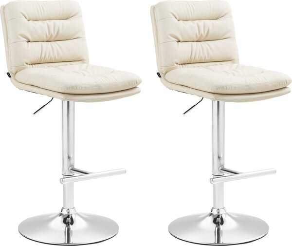 Set di 2 pezzi con sgabelli da bar - sgabelli - elevato comfort di seduta