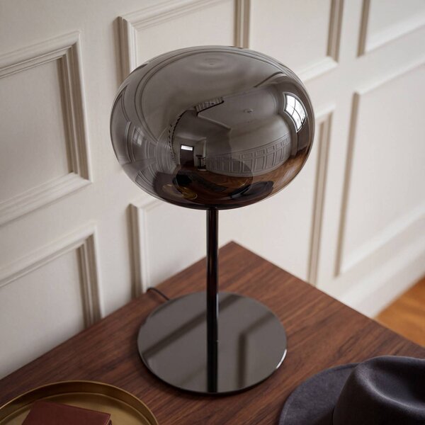 OSRAM Lampada da tavolo Decor Satellite, dimmerabile, Alluminio / Grigio / Zincato, Soggiorno / Sala da pranzo, Vetro, Moderno, Lampada da tavolo