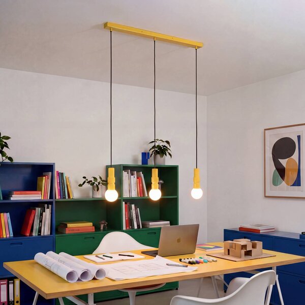 OSRAM Lampada a sospensione Decor Bolty, dimmerabile, Giallo / Arancione, Soggiorno / Sala da pranzo, Metallo, Giovanile, Lampada a sospensione
