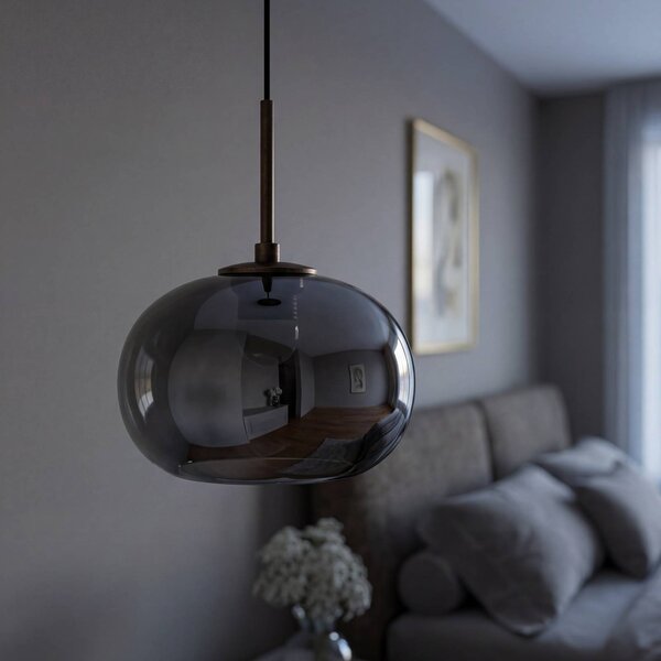 OSRAM Lampada a sospensione Decor Satellite, dimmerabile, Alluminio / Grigio / Zincato, Soggiorno / Sala da pranzo, Vetro, Moderno, Lampada a sospensione
