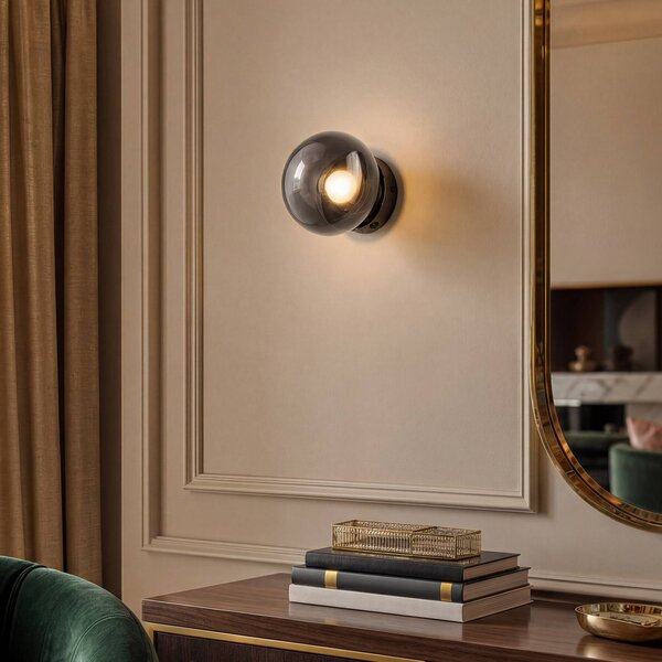 OSRAM Applique da parete Decor Satellite, dimmerabile, Alluminio / Grigio / Zincato, Soggiorno / Sala da pranzo, Vetro, Moderno, Applique
