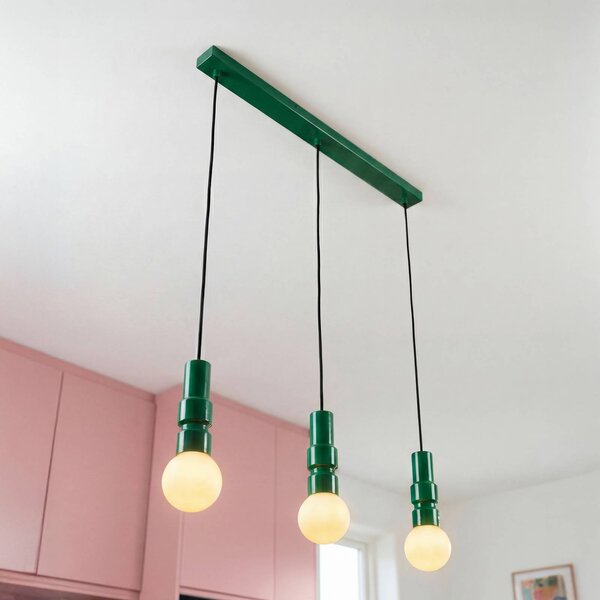 OSRAM Lampada a sospensione Decor Bolty, dimmerabile, Verde, Soggiorno / Sala da pranzo, Metallo, Giovanile, Lampada a sospensione