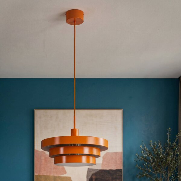 OSRAM Lampada a sospensione Decor Layer, dimmerabile, Giallo / Arancione, Soggiorno / Sala da pranzo, Metallo, Moderno, Lampada a sospensione