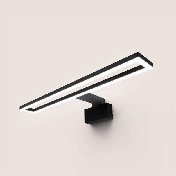 OSRAM Applique da parete Orbis Saturn, Nero, Bagno, Plastica, Moderno, Applique