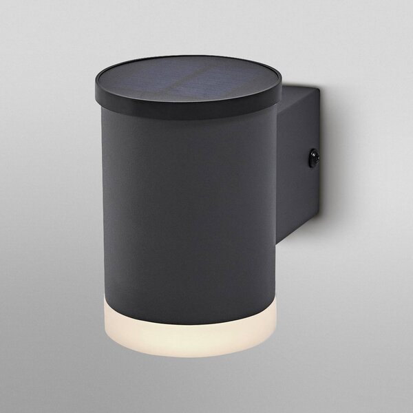 OSRAM applique da esterni LED ENDURA STYLE OXFORD, grafite OXFORD, Alluminio / Grigio / Zincato, Acciaio Inox, Moderno, Lampada solare da esterni