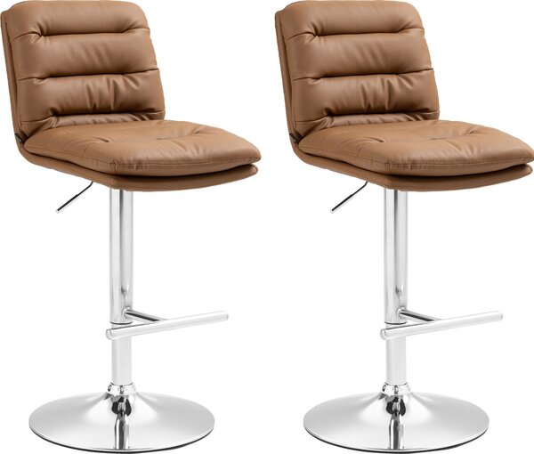 Set di 2 pezzi con sgabelli da bar - sgabelli - elevato comfort di seduta