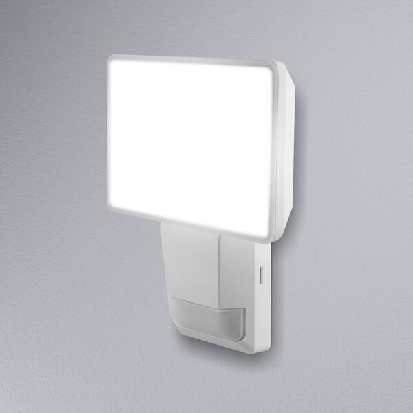 OSRAM Faretto da esterno con sensore LED ENDURA PRO FLOOD, bianco, 15 W FLOOD, Bianco / Opale, Plastica, Lampada LED da esterni