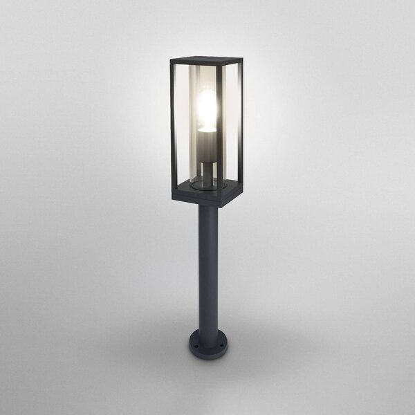 OSRAM Lampioncino da giardino ENDURA CLASSIC FRAME, dimmerabile, Alluminio / Grigio / Zincato, Alluminio, Moderno, Lampada da esterni
