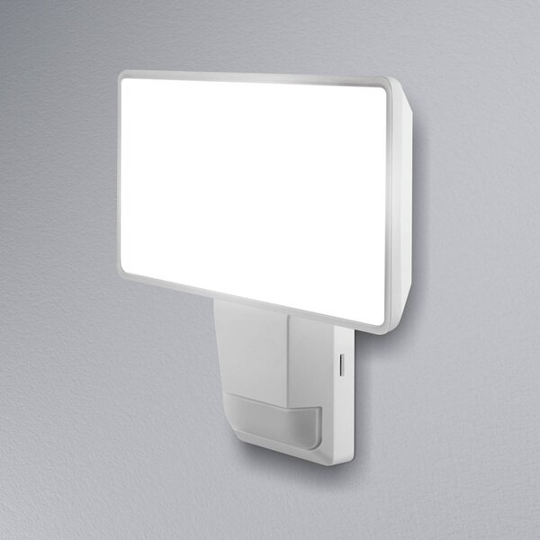 OSRAM Faretto da esterno con sensore LED ENDURA PRO FLOOD, bianco, 27 W FLOOD, Bianco / Opale, Plastica, Lampada LED da esterni