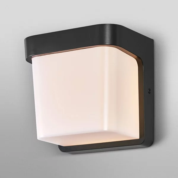 OSRAM Applique da esterni a LED ENDURA STYLE IHSAN, Alluminio / Grigio / Zincato, Plastica, Moderno, Applique LED da esterni