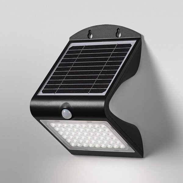OSRAM LED-Solar-applique a LED ENDURA FLOOD BUTTERFLY, 4 W sensore BUTTERFLY, Nero, Plastica, Moderno, Lampada solare da esterni