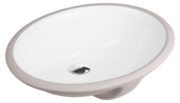 Lavabo da incasso ovale OLTENS Mana, 46 x 38 cm, con tecnologia SmartClean