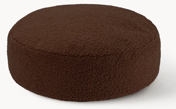 Pouf per bambini in teddy Sugar, Ø 65 cm