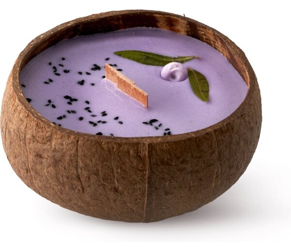 Tropicandle Blueberry & Vanilla candela profumata con stoppino in legno 350 ml