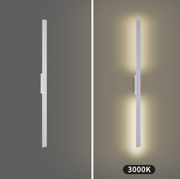 Brilagi - Applique da esterno LUNA LED/24W/230V 3000K IP65 100 cm bianco CRI 90