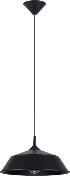 Lampada a sospensione DAGMAR nera 1xE27x15W in metallo, dimensioni: 74x34x34 cm, IP20, Pure Lume