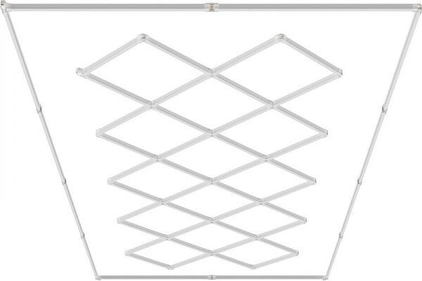 Luce da garage a LED 88000LM - Plafoniera per officina - 6500K - CRI 84 - Installazione fai-da-te a 14 quadrati - Resistente al calore e ignifuga - Ideale per il garage e l'officina dell'auto