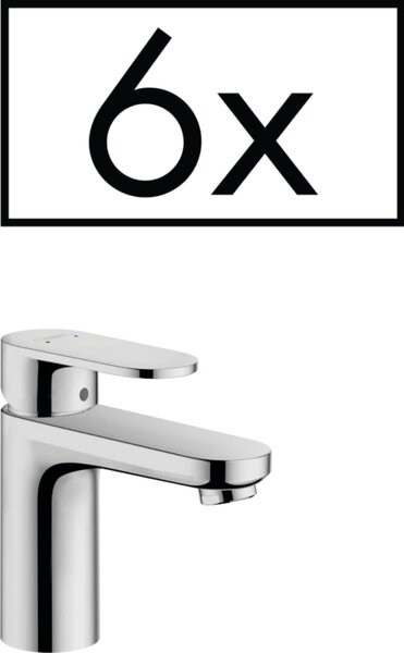 Hansgrohe Vernis miscelatore per lavabo 108 con cassetta di scarico 6 cromo