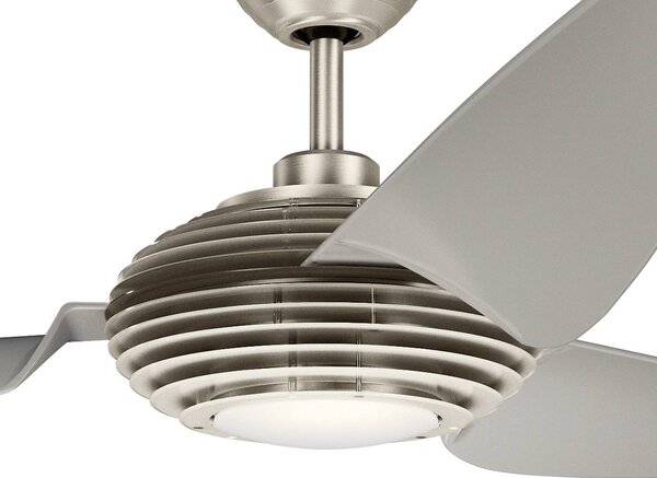 KICHLER Ventilatore LED a soffitto Voya crema