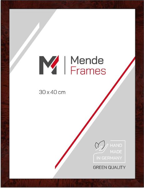 Cornice in legno MendeFrames H14C decorazione radice scura 13x13 cm