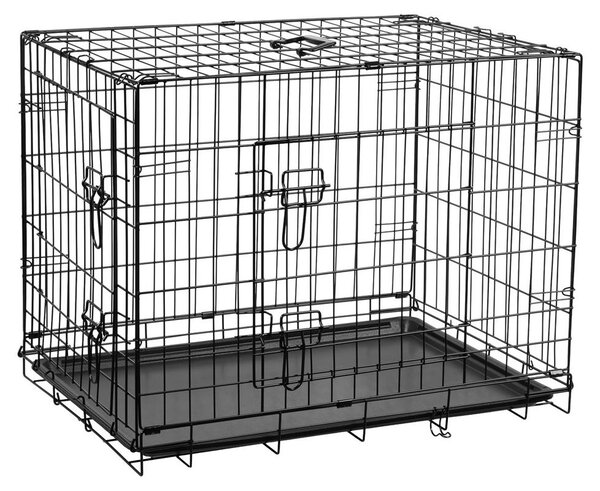 Gabbia per cani REBEL ANIMALS RA-1203 XL 91x60x67 cm pieghevole