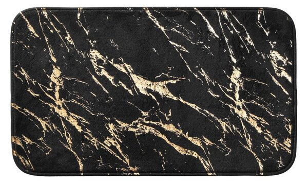 Tappetino per il bagno nero/dorato 45x75 cm Aquamarbre – douceur d'intérieur