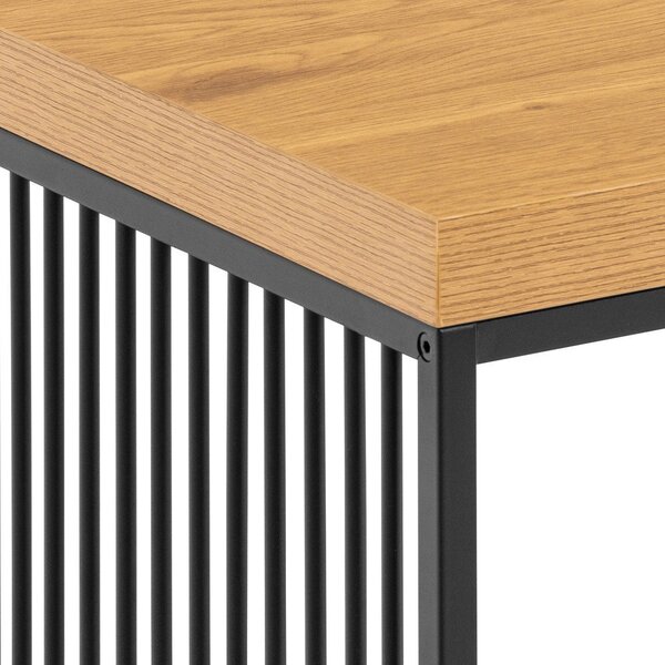 Tavolino con piano effetto rovere 40x40 cm Strington – Actona