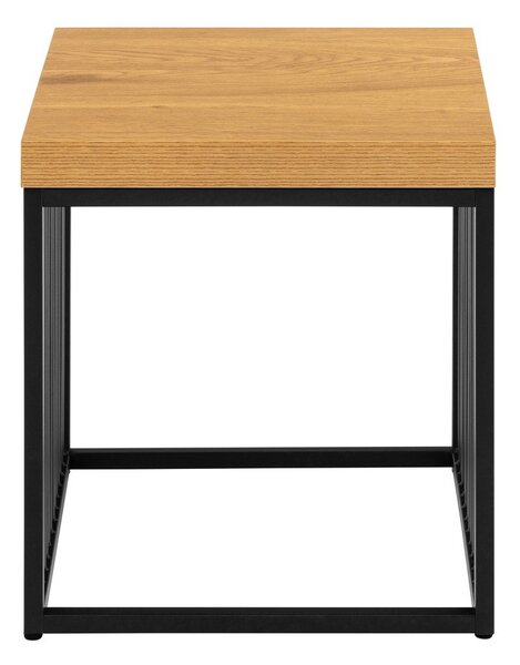 Tavolino con piano effetto rovere 40x40 cm Strington – Actona