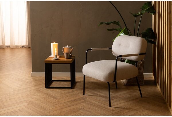 Tavolino con piano effetto rovere 40x40 cm Strington – Actona