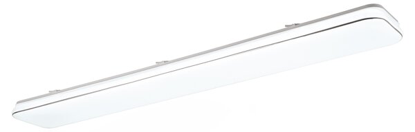 Plafoniera LED rettangolare BLANCA bianca 46 W, bianco neutro 5600 lm, plastica, dimensioni: 6 x 120 x 17 cm, IP20, RL