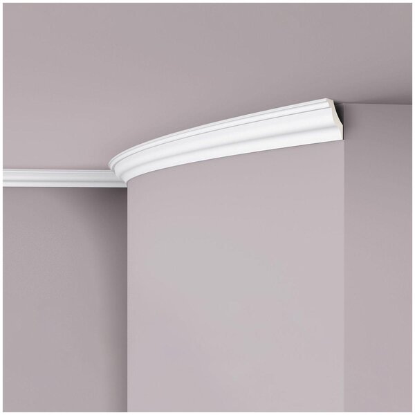 Cornice a soffitto NMC Z15 Flex ARSTYL Noel Marquet Rivestimento decorativo flessibile Rivestimento decorativo classico bianco 2 m