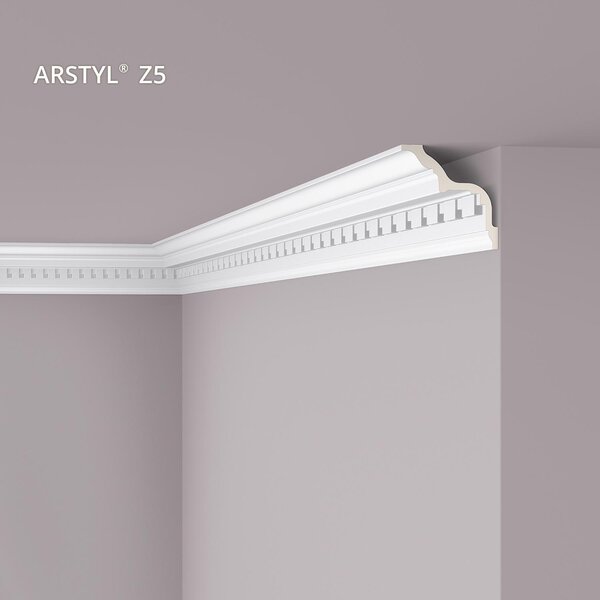 Modanatura per soffitto NMC Z5 ARSTYL Noel Marquet Modanatura decorativa classica bianca 2 m