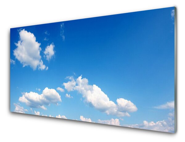 Quadro di vetro Cielo Nuvole Paesaggio 100x50 cm