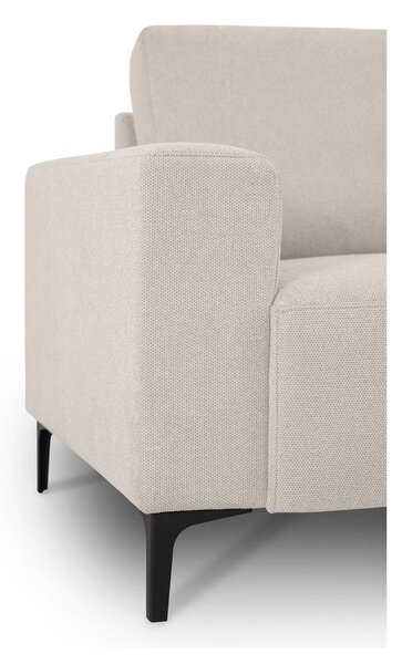 Divano angolare beige (con penisola a destra/a L) con rivestimento in ciniglia Fabian – Scandic