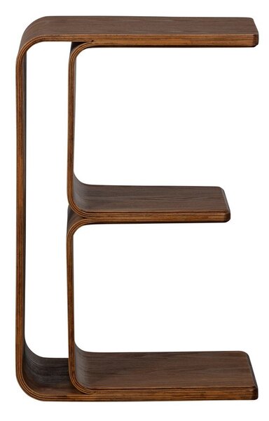 Tavolino con effetto noce 32x40 cm Frey – WOOOD