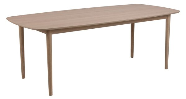 Tavolo da pranzo pieghevole con piano in rovere 210x100 cm Aston - Actona