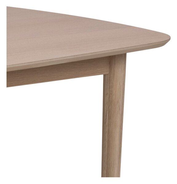 Tavolo da pranzo pieghevole con piano in rovere 210x100 cm Aston - Actona