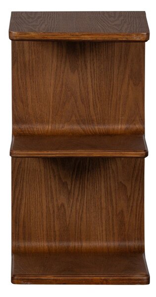 Tavolino con effetto noce 32x40 cm Frey – WOOOD