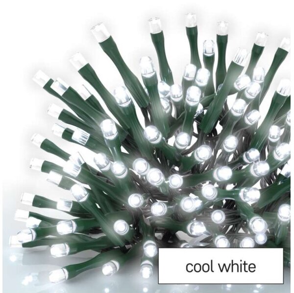 Catena LED natalizia da esterno 200xLED/8 modalità 8,6m IP44 bianco freddo