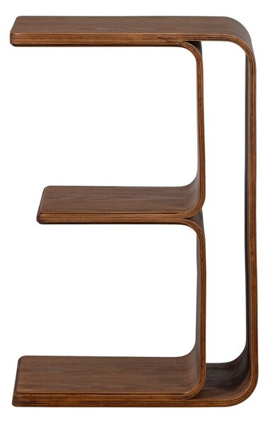 Tavolino con effetto noce 32x40 cm Frey – WOOOD