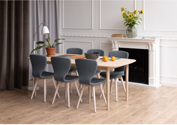 Tavolo da pranzo pieghevole con piano in rovere 210x100 cm Aston - Actona