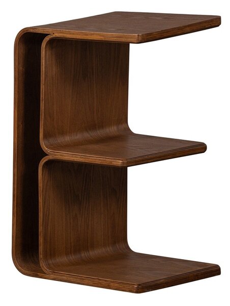 Tavolino con effetto noce 32x40 cm Frey – WOOOD