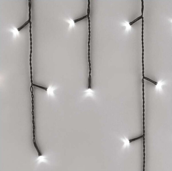 Catena LED natalizia da esterno 200xLED/8 modalità 8,6m IP44 bianco freddo