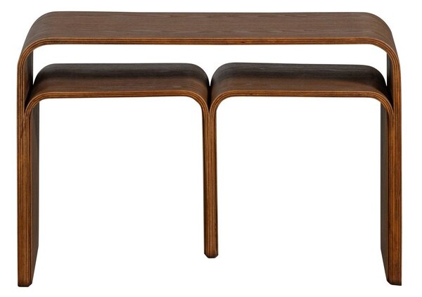 Tavolino con effetto noce 32x40 cm Frey – WOOOD