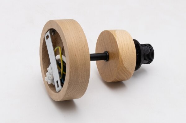 BRILAGI - Lampadario a plafone PARTY 1xE14/60W/230V rovere