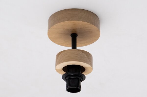 BRILAGI - Lampadario a plafone PARTY 1xE14/60W/230V rovere
