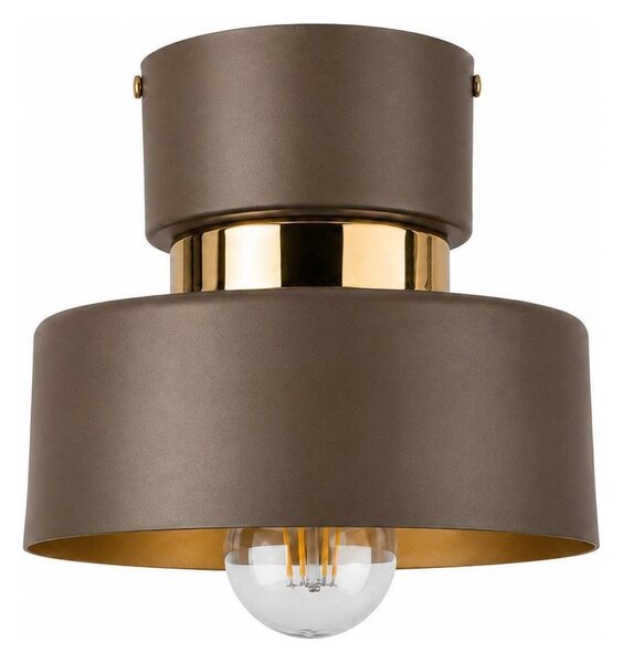 Plafoniera IGNIA 1xE27/60W/230V marrone/oro
